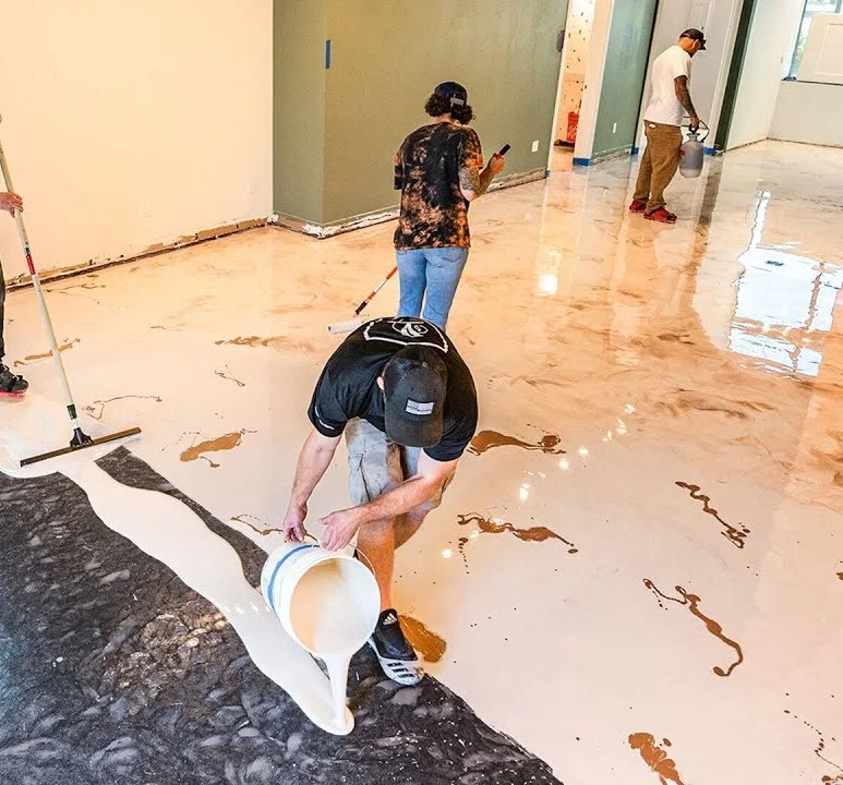 Epoxy Painting Flooring In Dubai